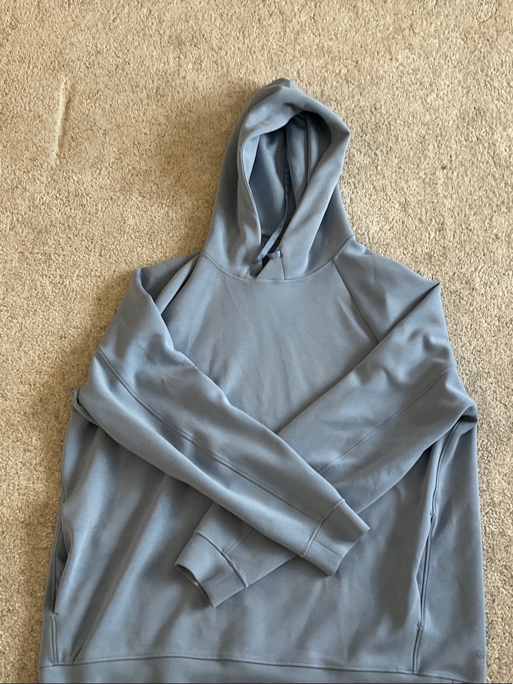 lululemon athletica Men's Light Blue Hooded Pullover
